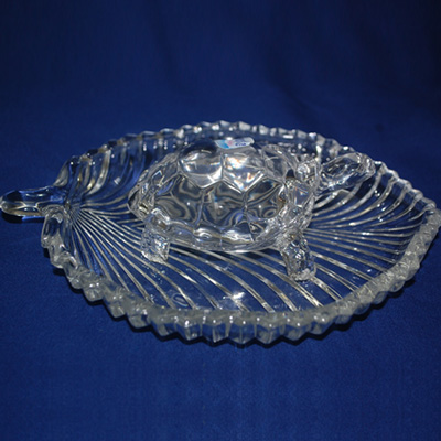 "Crystal Leaf shape Tray and Tortoise -307-code10 & Bl1569-13 - Click here to View more details about this Product
